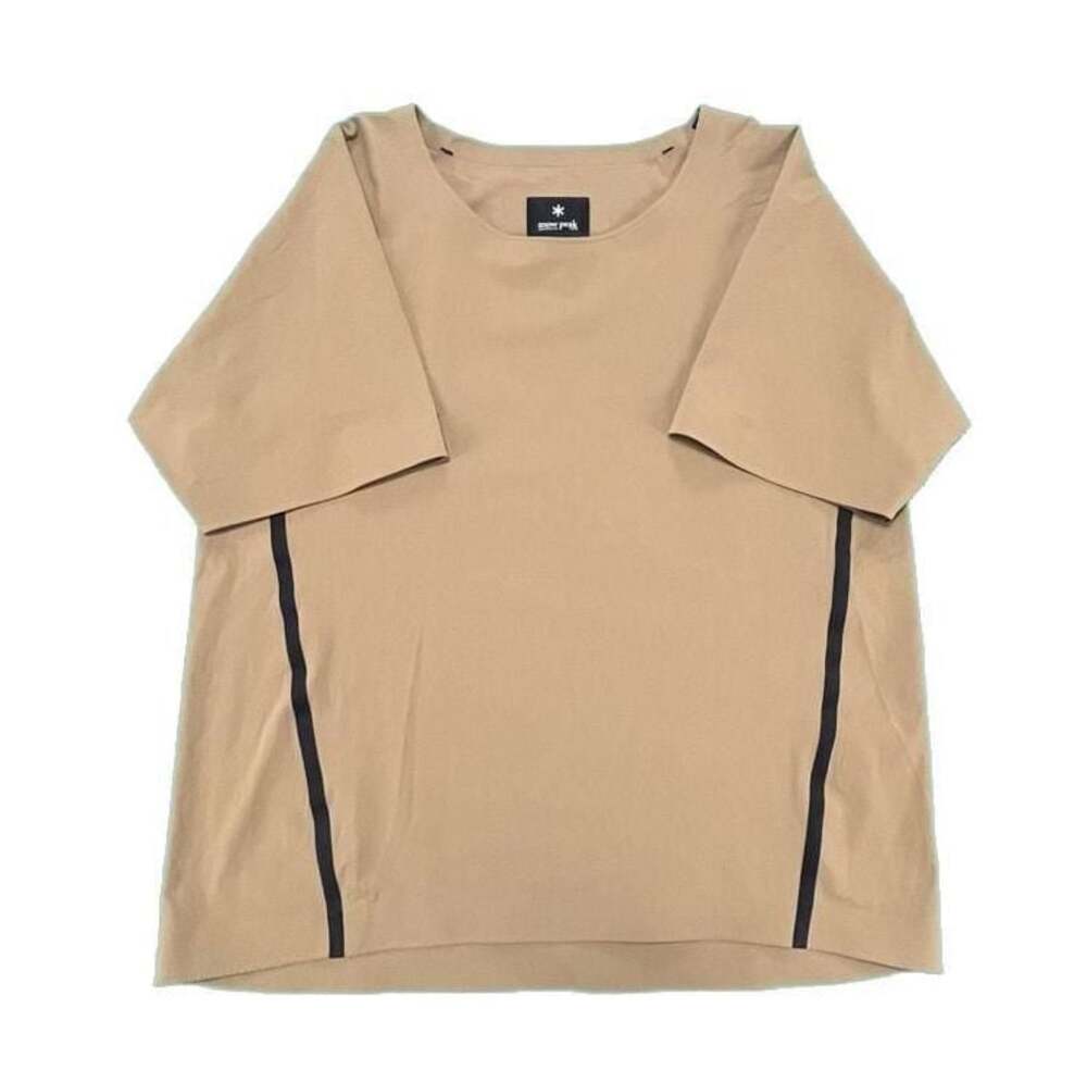 Snow Peak Technical Quick Dry Short Sleeve Tee Tan - Sz S/M